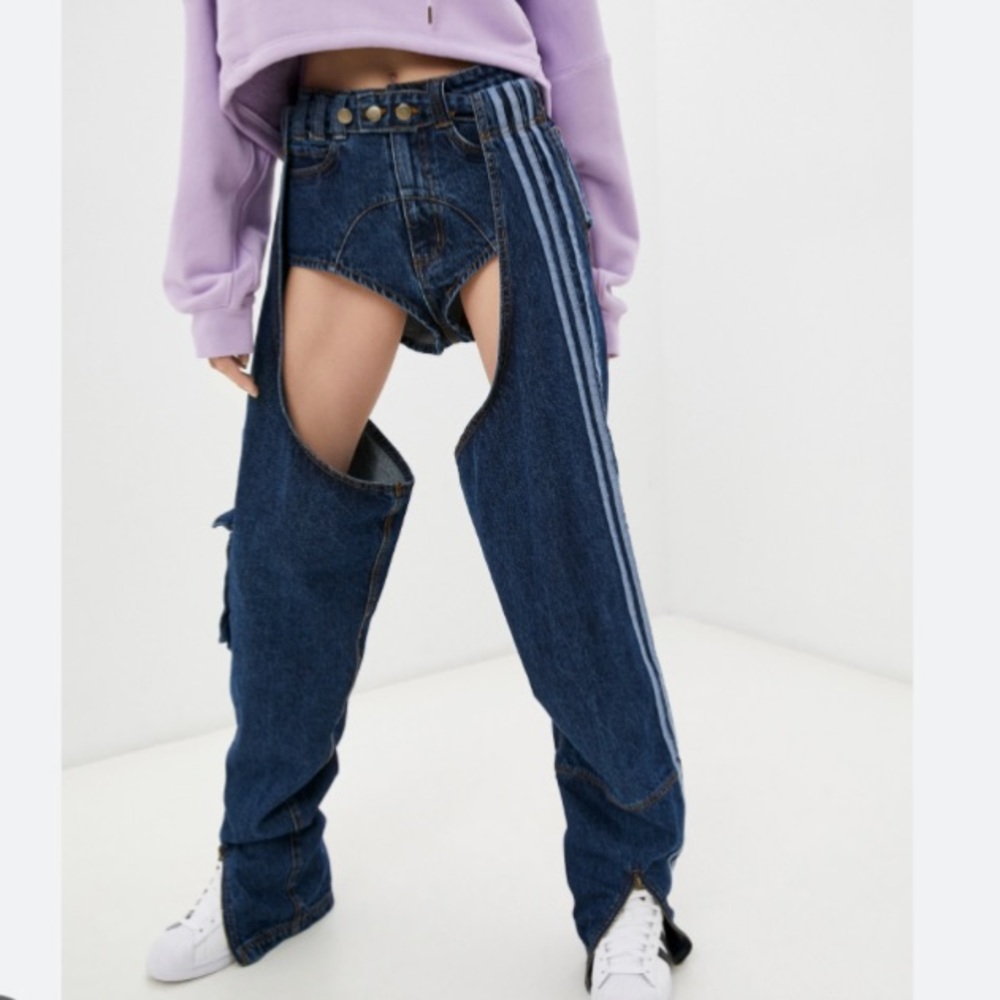 adidas x IVY PARK Blue Chap Jeans Large